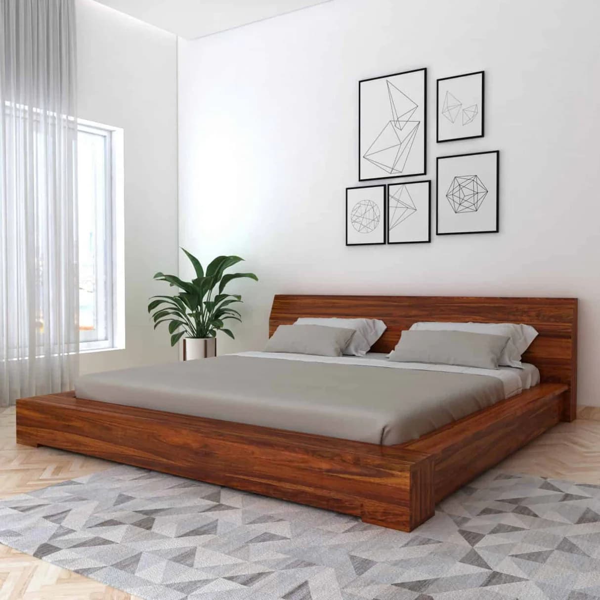 Sicherheit und Stil in einem: Hausbett 120x200 mit praktischen Features