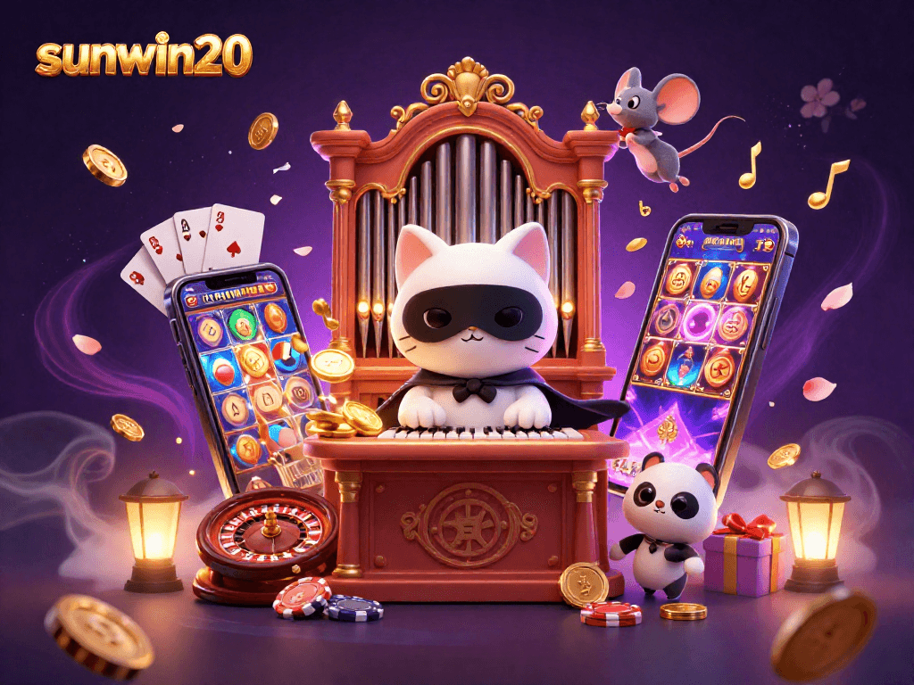 Experience thrilling gameplay with Sunwin20's iconic casino elements and enchanting characters.