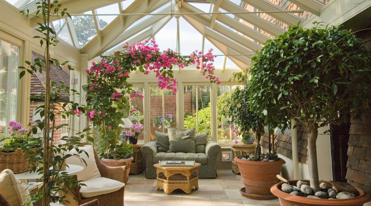 Wohlfühlatmosphare schaffen mit Wintergarten Anbau Wohnzimmer