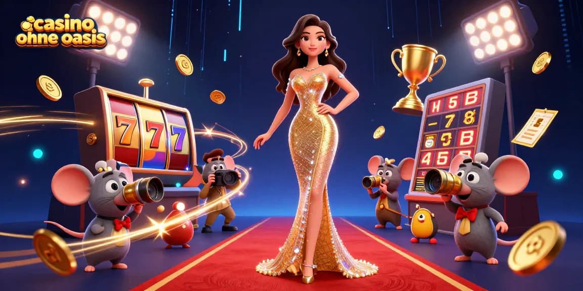 Experience the allure of casino ohne oasis with dynamic slot reels, vibrant elements, and glamorous visuals.