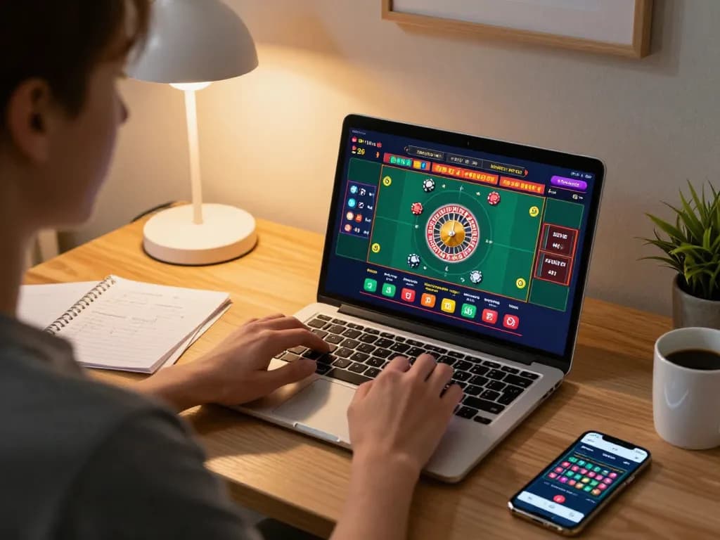 Engaged user placing bets on 79sodoni during a live roulette game, showcasing an inviting online casino setup.