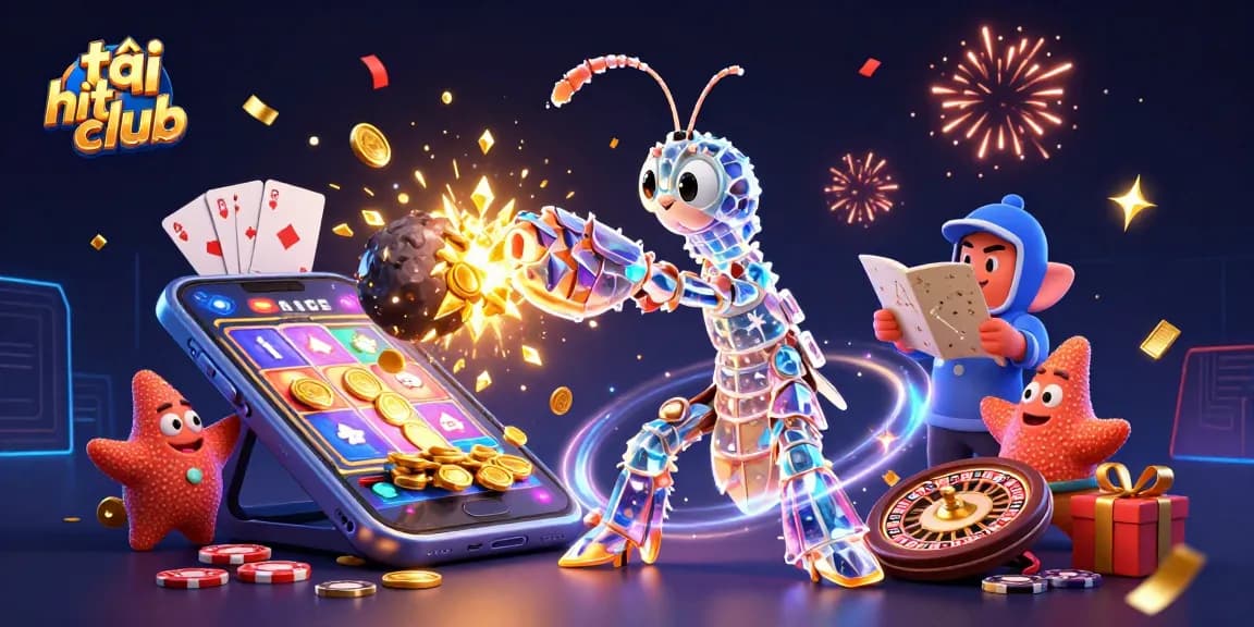 Elevate your gaming with tải hit club featuring a galactic mantis shrimp and dynamic casino elements.