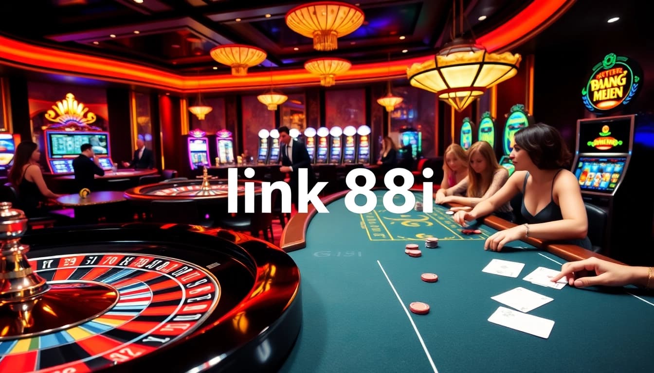 Experience the thrill of winning at link 88i with vibrant casino activities and celebrations.