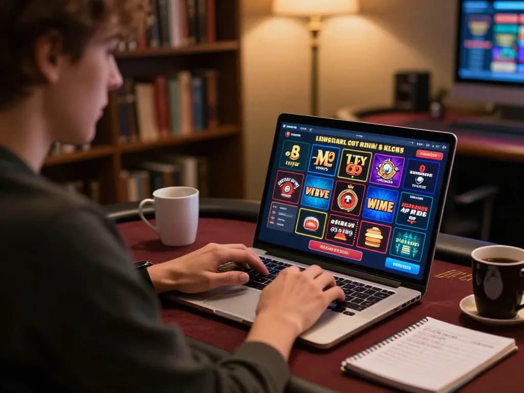Engaging in online gaming at go88vn with vibrant live dealer interface on laptop