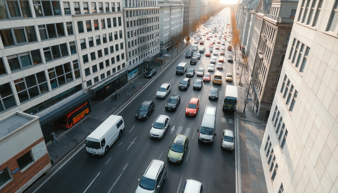 kfz gutachter berlin assessing vehicle damage in vibrant urban setting