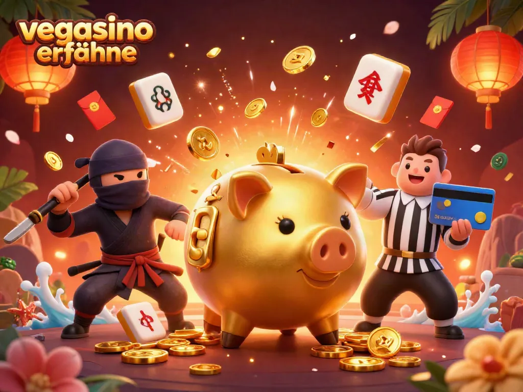 Play engaging games at Vegasino erfahrungen, featuring exciting gold coin animations and dramatic gaming elements.