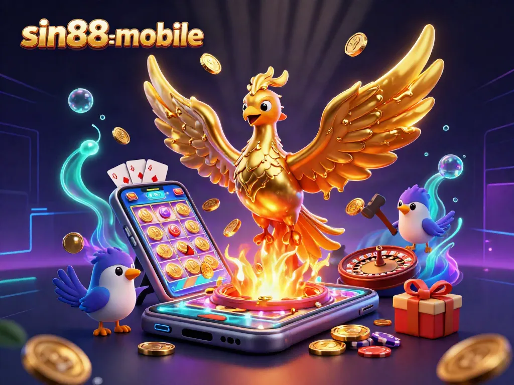 Join the excitement at sin88-mobile with golden coins and thrilling slot games!