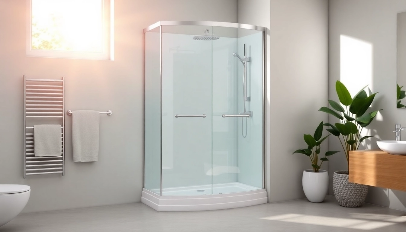 Duschkabine 80x80 in modernem Badezimmer - elegant, transparent und stilvoll.