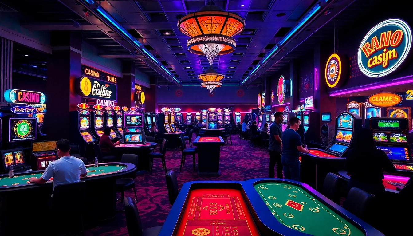Experience the thrill of Casino Bonus offers in an exciting gaming environment with players enjoying vibrant gameplay.
