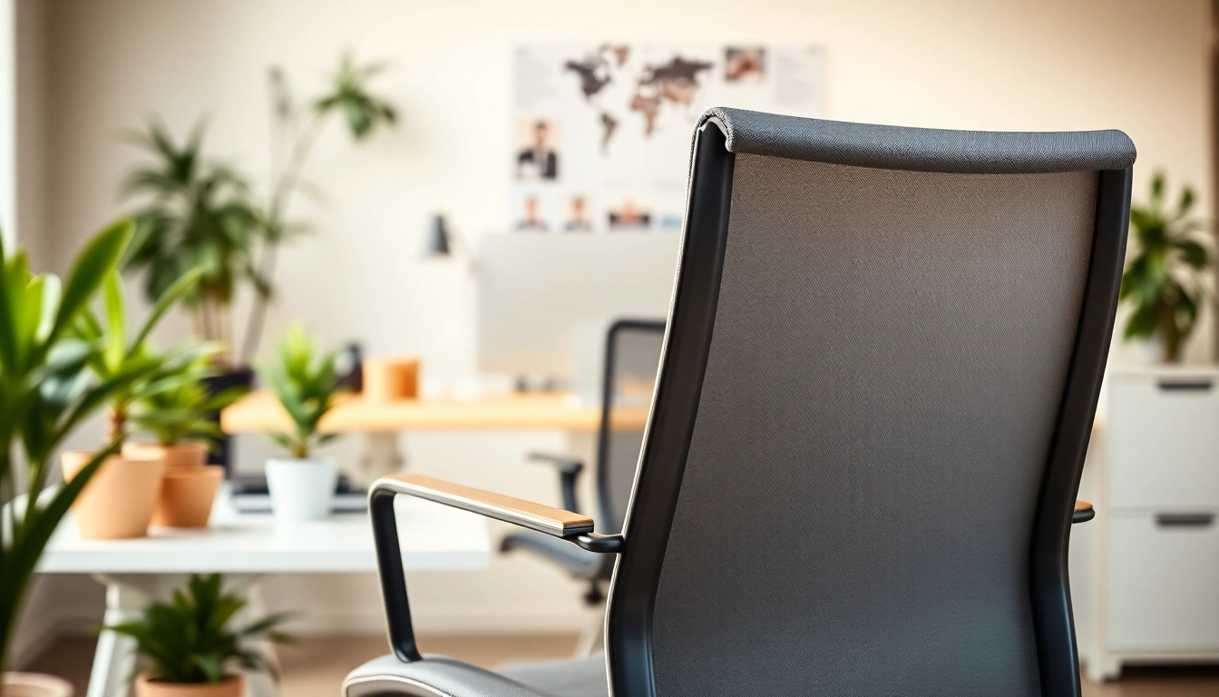 Refurbished Vitra chair showcasing modern design and comfort in a stylish office.