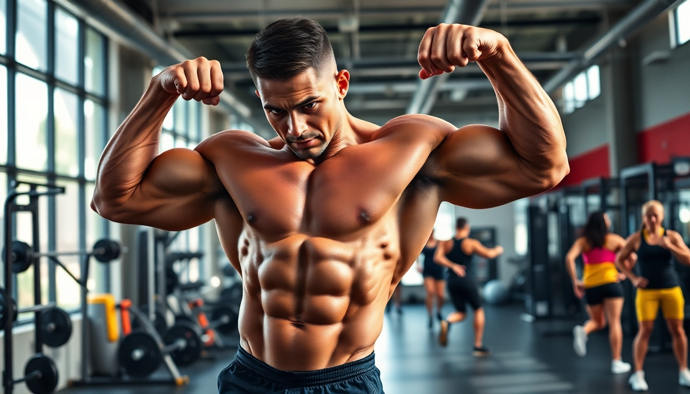 Trenbolon preis analysiert durch einen starken Bodybuilder im Fitnessstudio.