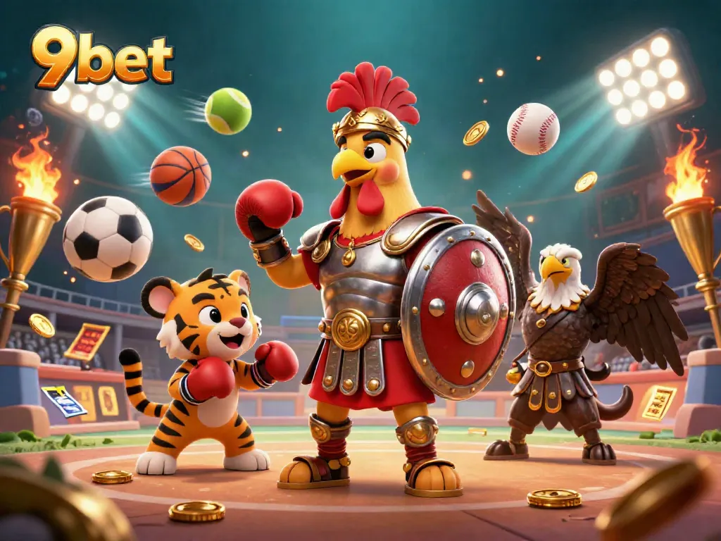 Engage in thrilling sports betting at 9bet with dynamic sports action and vibrant casino elements.