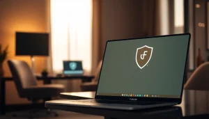 Lade F-Secure Internet Security Download von einem modernen Computersystem mit ansprechender Benutzeroberfläche herunter.
