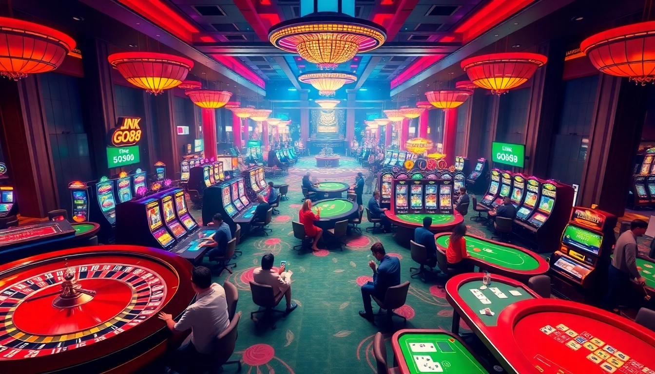 Experience the thrill of Link Go88 with vibrant casino games and lively players.