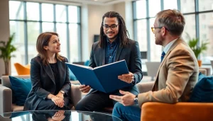 Headhunter Schweiz bietet professionelle Beratung in modernem Büro an.