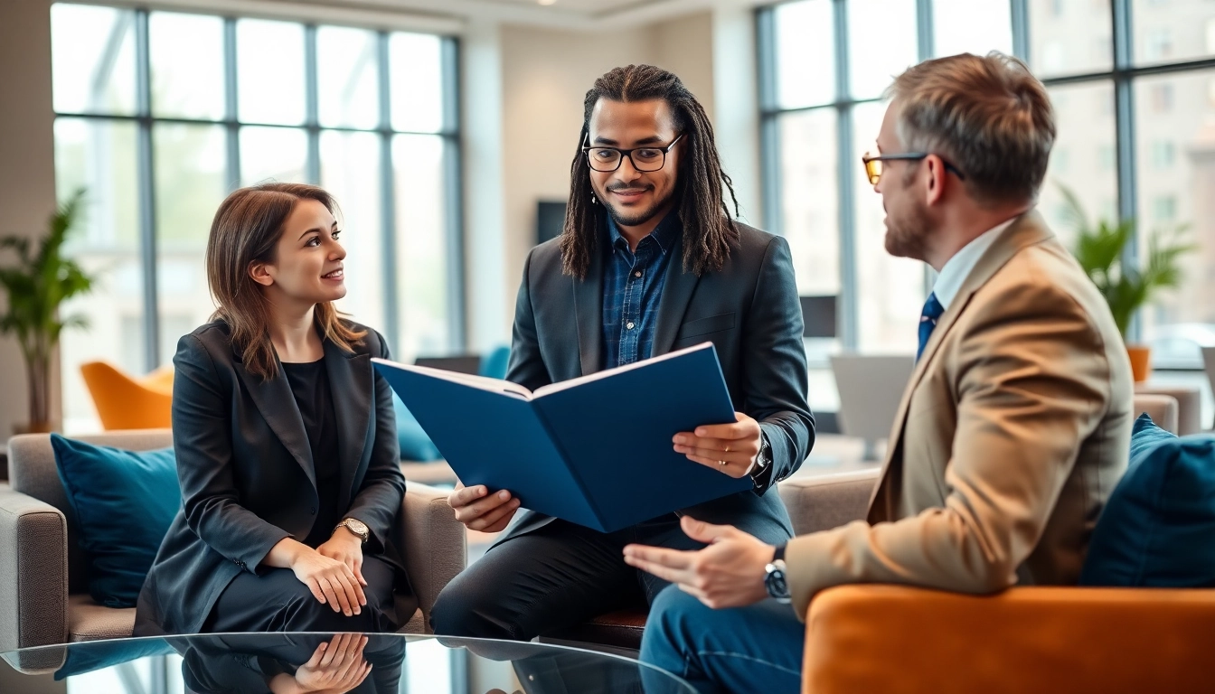 Headhunter Schweiz bietet professionelle Beratung in modernem Büro an.