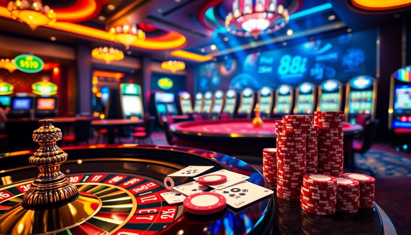 Experience the excitement at 88i com with engaged players at a vibrant casino game.