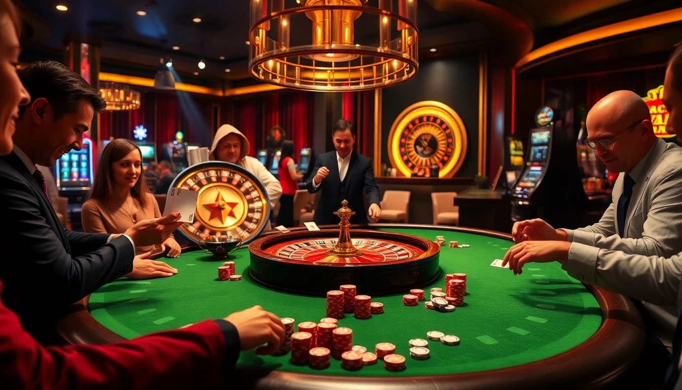 Experience the excitement of gambling at tại 789club with vibrant gaming tables and engaging players.