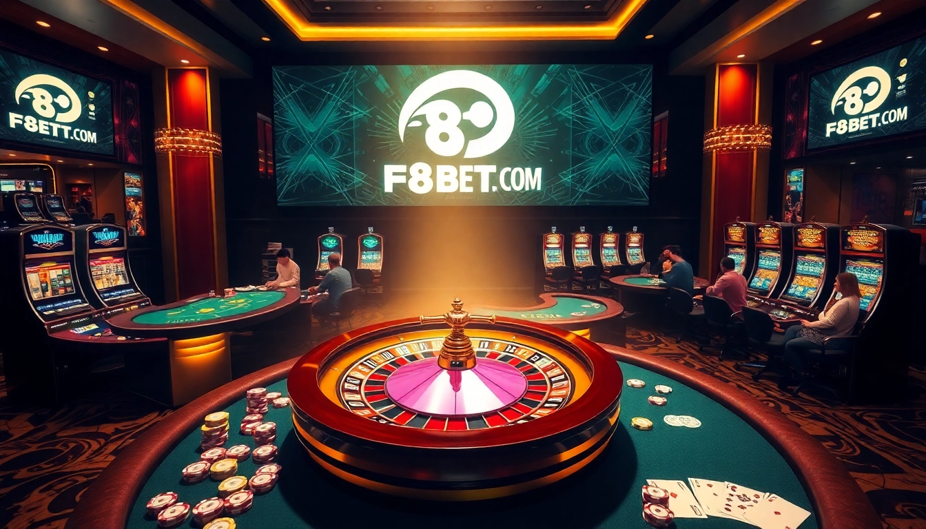 Experience thrilling gaming at F8BET COM with vibrant casino elements and engaging gameplay.